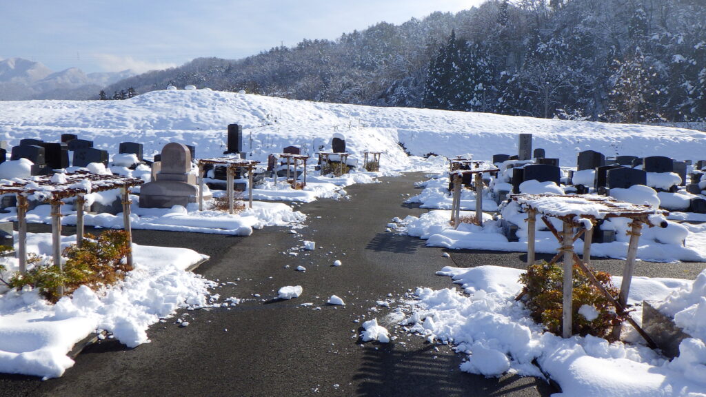 束の間のいい天気
