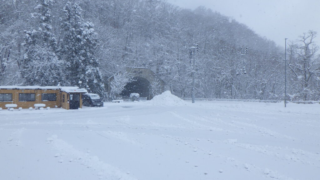 今年初の除雪作業