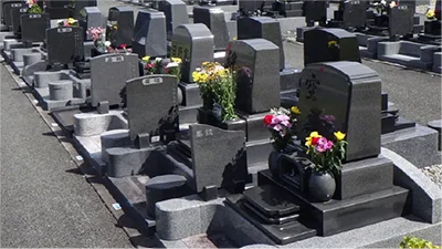 霊園の様子